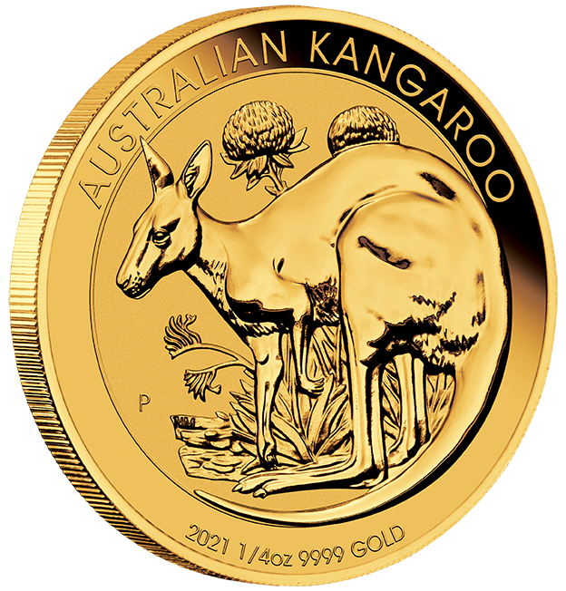 Kangaroo 1_4oz Gold 2021-Motif2