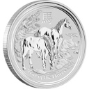 Lunar Horse Silver Coin, 1 2oz Front 2