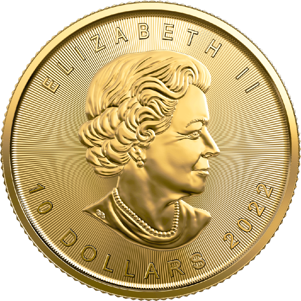 2022 Gold Maple 1-4 oz Wert