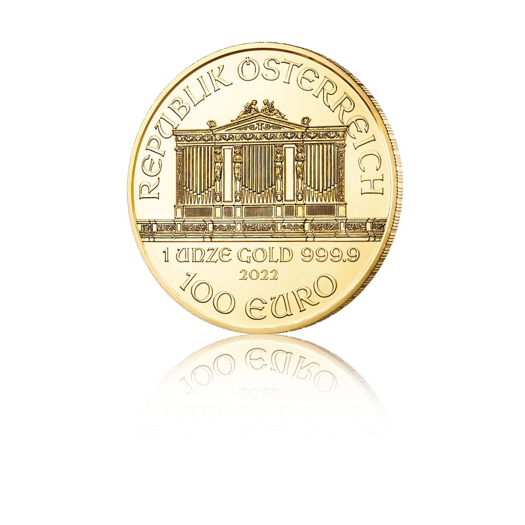 Wiener Philharmoniker 1 oz Gold 2022 Wert