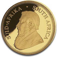 Krugerrand 1 2oz Gold - Back