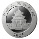 China Panda 30g Silbermünze 2023