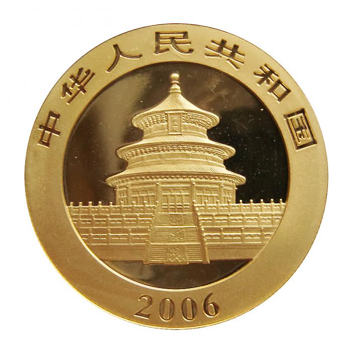 China Panda 1oz Goldmünze 2006