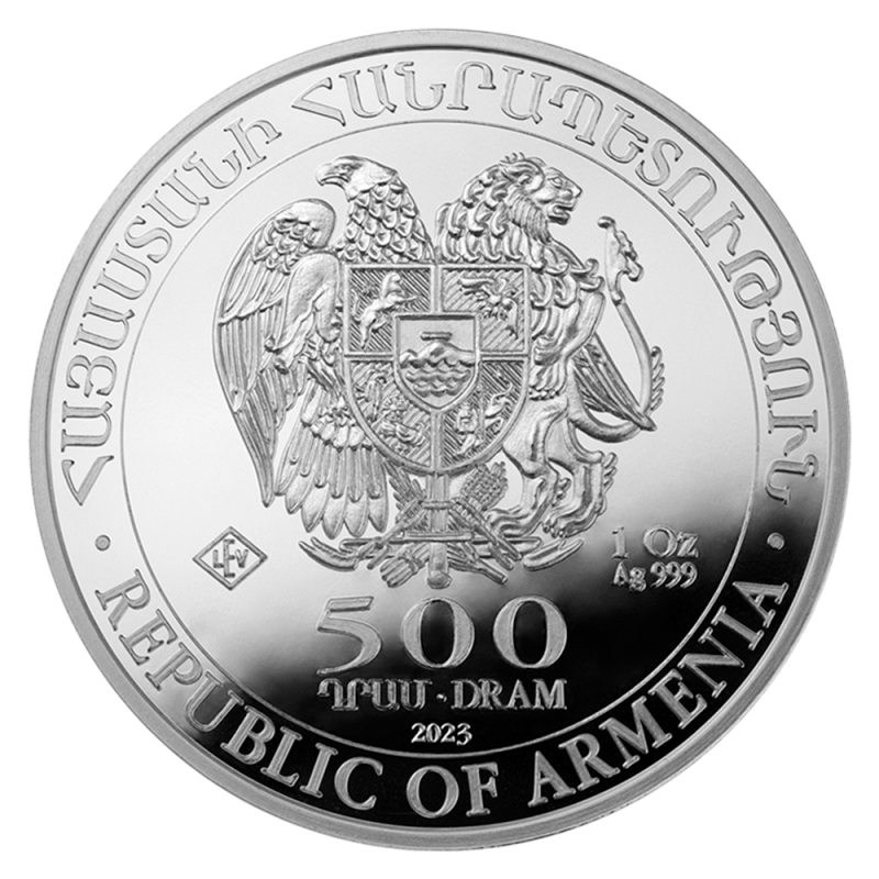 Arche Noah Armenien 1oz Silbermünze 2023