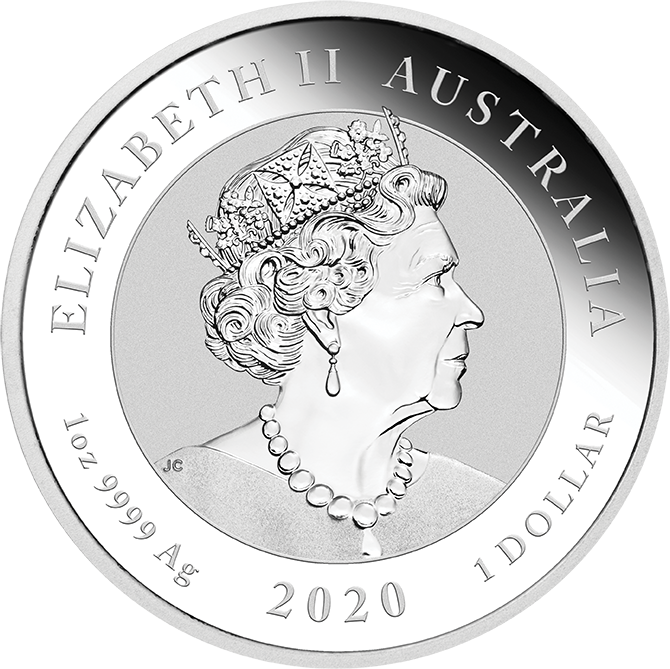 Australian &quot;Chinese Myth &amp; Legends&quot; Double Pixiu 1oz Silbermünze 2020 differenzbesteuert