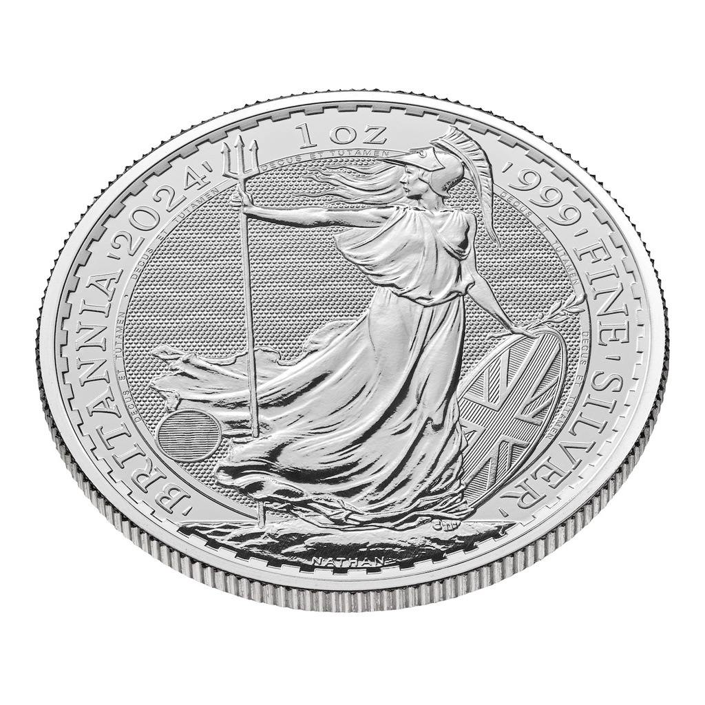Britannia King Charles III 1 Unze Silbermünze 2024