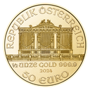 Wiener Philharmoniker 1/2 Unze Goldmünze 2024