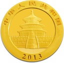 China Panda 1oz Gold Back