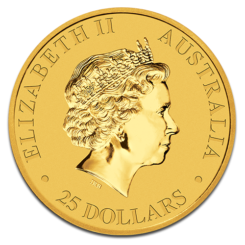 Nugget, Kangaroo, 1 4oz Gold Coin, 2015 - Motive