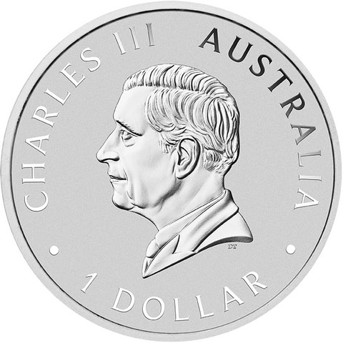 Australien Brumby 1 Unze Silbermünze 2024 coloriert