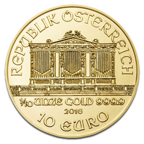 Vienna Philharmonic, 1 10oz, 2016  - back