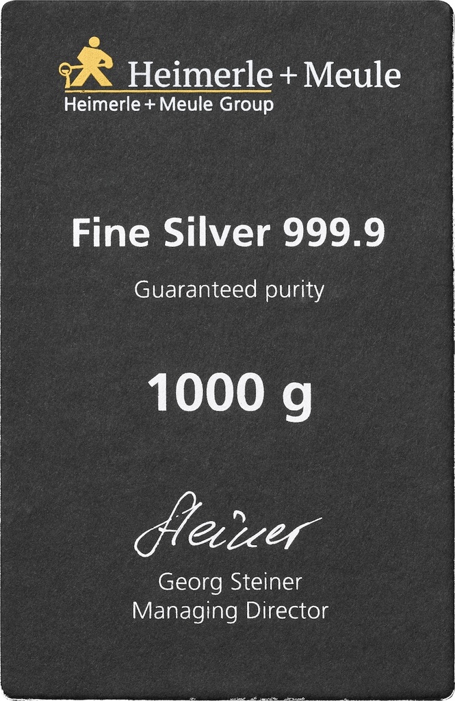 1 Kilo Silberbarren | Heimerle + Meule