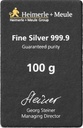 100 Gramm Silberbarren | Heimerle + Meule