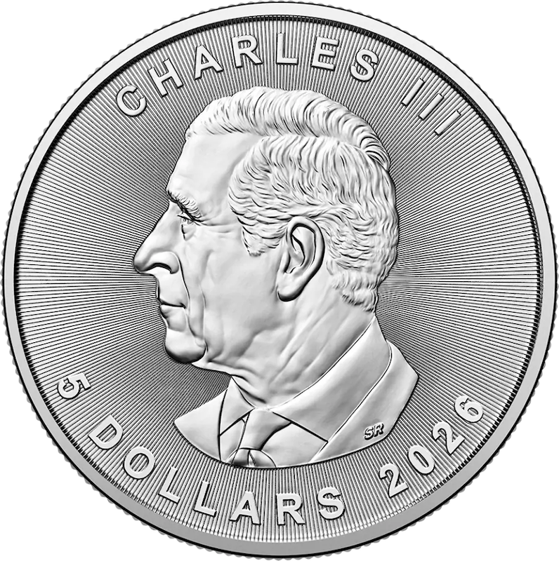 Maple Leaf 1 Unze Silbermünze 2026