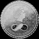 Tokelau Chronos 1 Unze Silbermünze 2020 | differenzbesteuert