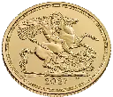 1/2 Pfund Sovereign Charles III Goldmünze 2027
