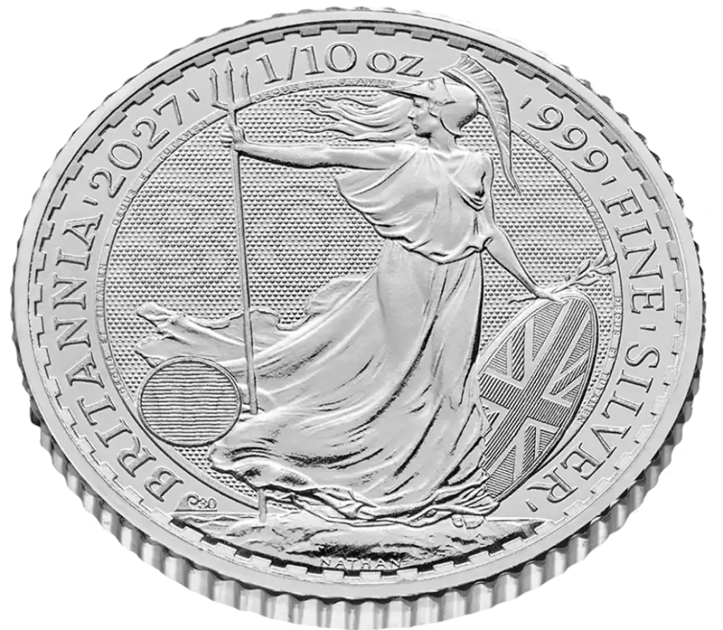Britannia 1/10 Unze Silbermünze 2027 | differenzbesteuert