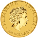 Nugget Kangaroo 1oz Gold 2014 - Back