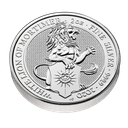 The_Queen's_Beasts_White_Lion_of_Mortimer_2020_UK_Silver_Two_Ounce_Bullion_Coin_obv_-_bul04907