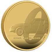 James Bond front gold