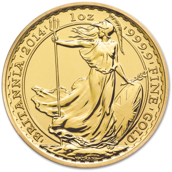 Britannia 1oz Goldmünze 2014