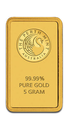 5 Gramm Goldbarren | Perth Mint mit Zertifikat - Känguru