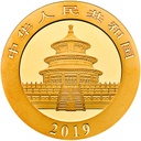 China Panda 30g Goldmünze 2019