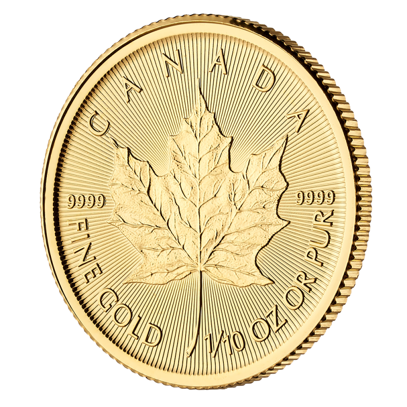 Maple Leaf 1/10oz Goldmünze 2019