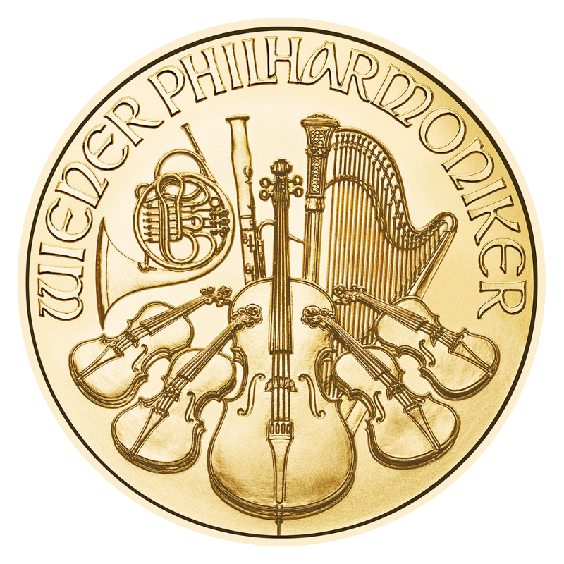 Wiener Philharmoniker 1/2oz Goldmünze 2019