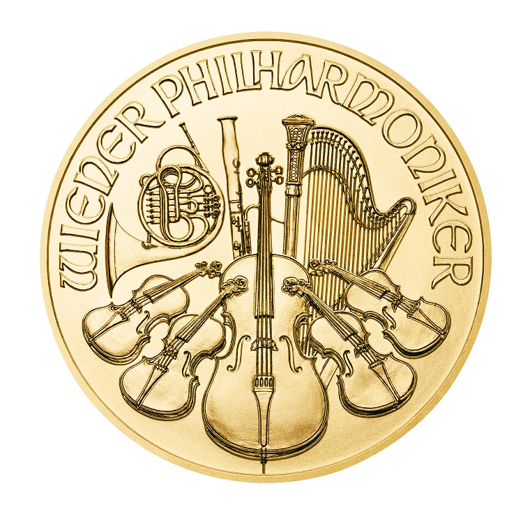 Wiener Philharmoniker 1/4 oz Goldmünze 2019