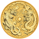 Australien "Chinese Myths & Legends" Drache und Tiger 1 Unze Goldmünze 2019