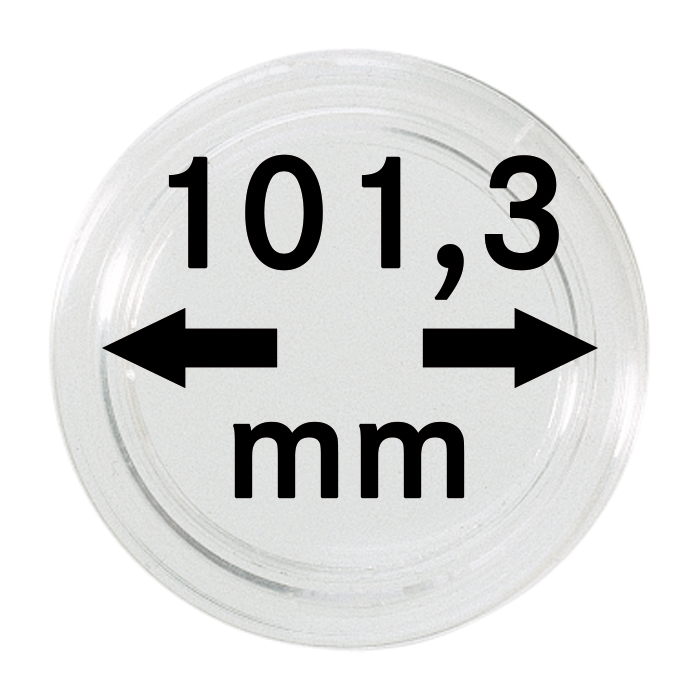 Münzkapsel 101,3mm für 1 Kilo Silbermünzen