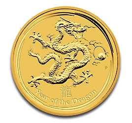 Lunar II Drache 1/2oz Goldmünze 2012