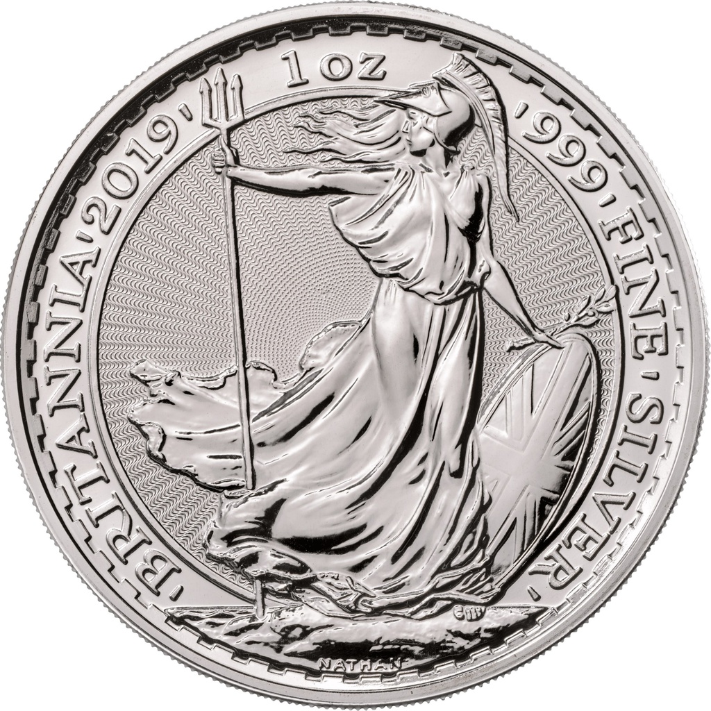 Britannia 1 Unze Silbermünze 2019 | differenzbesteuert