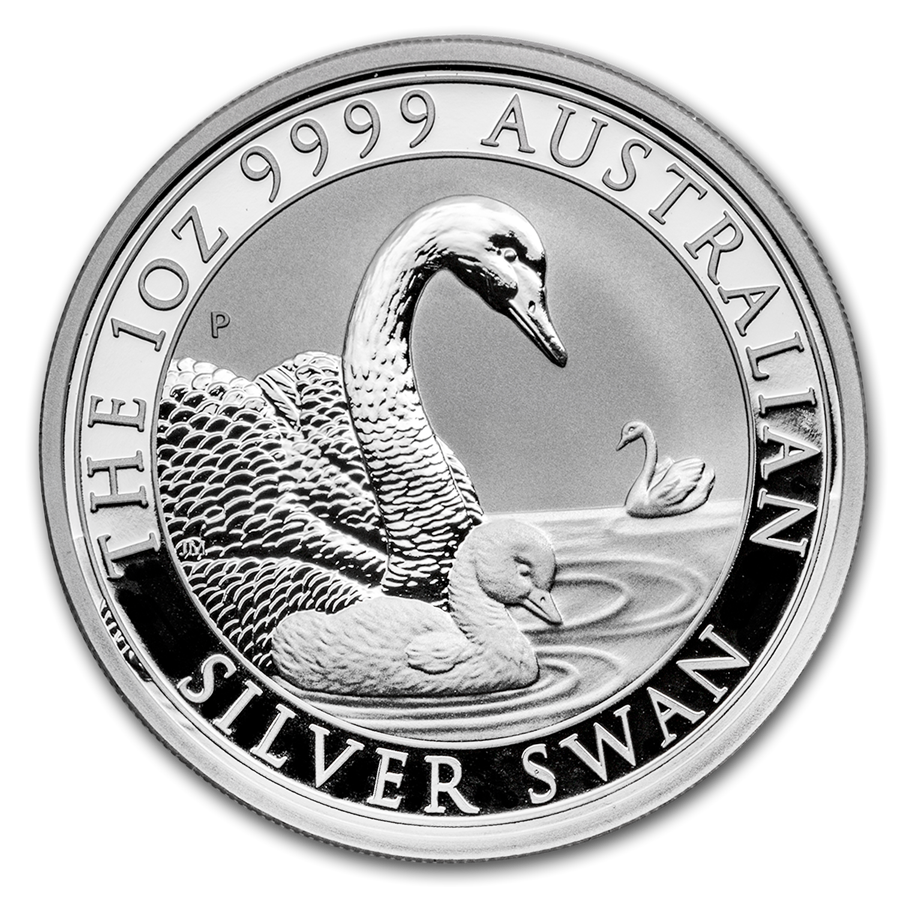 Australien Schwan 1 Unze Silbermünze 2019 differenzbesteuert