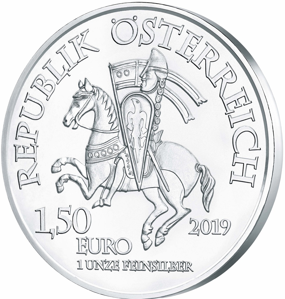 825 Jahre Münze Wien Robin Hood 1 Unze Silbermünze 2019 differenzbesteuert