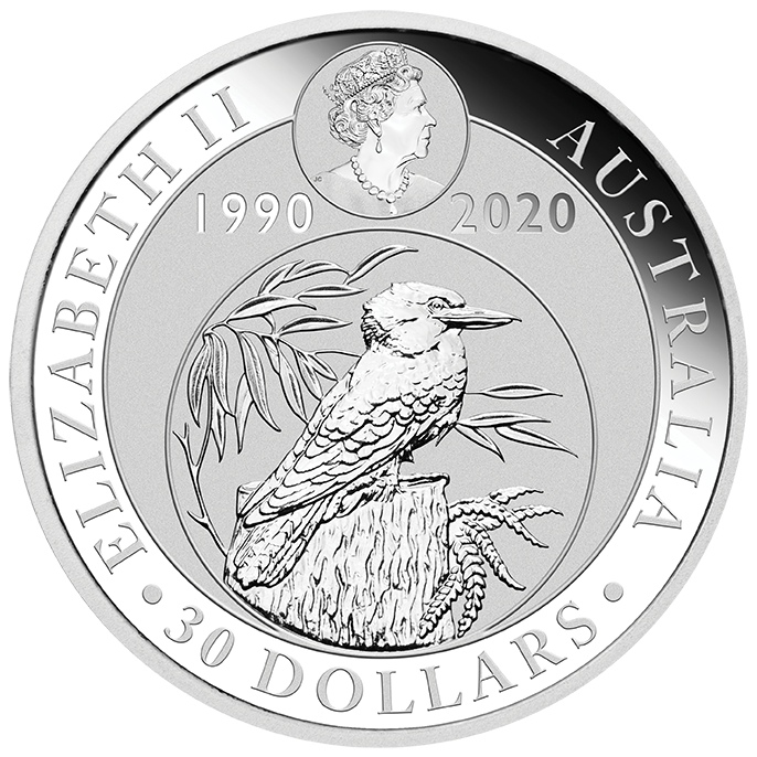Kookaburra 1 Kilo Silbermünze 2020 | differenzbesteuert