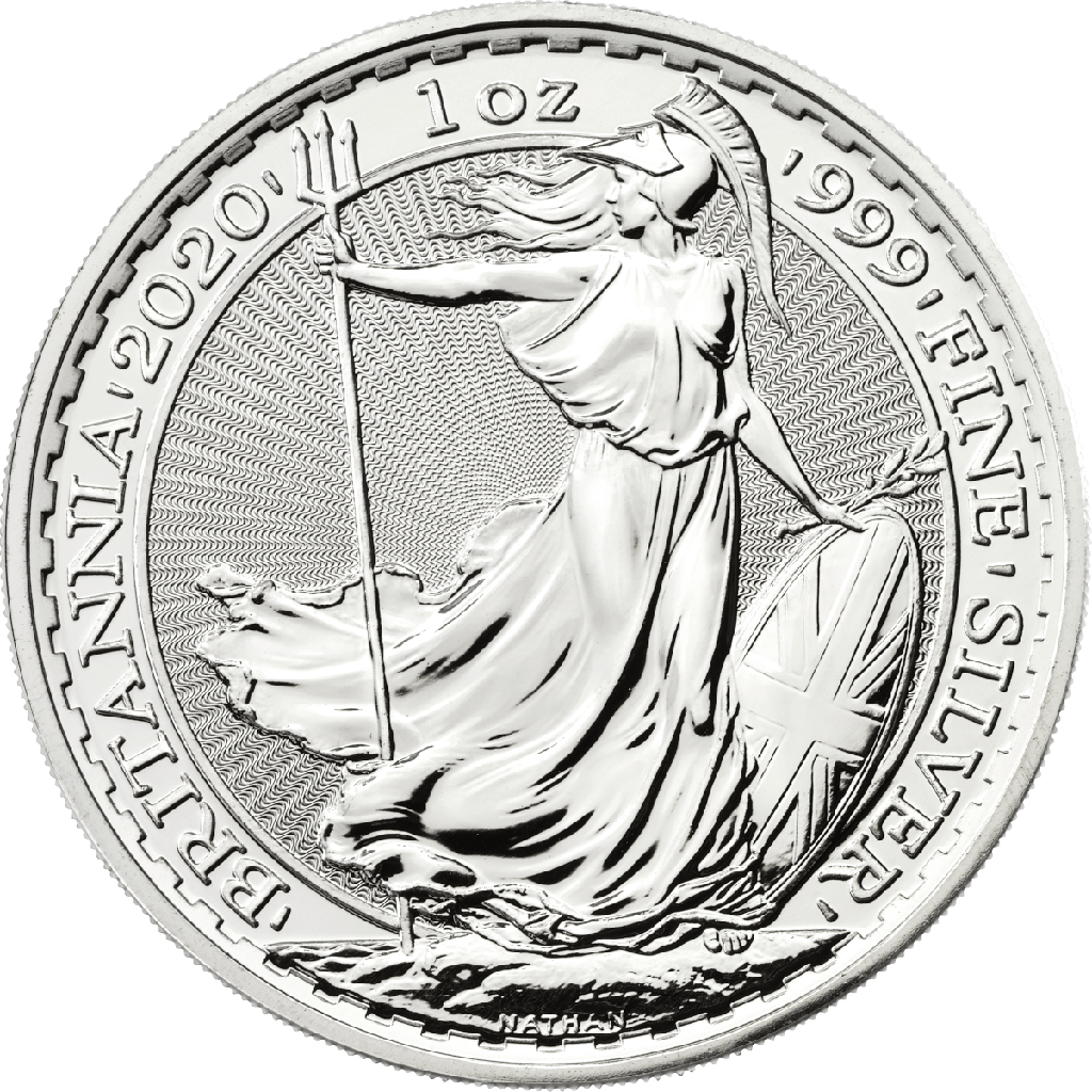 Britannia 1 Unze Silbermünze 2020 differenzbesteuert