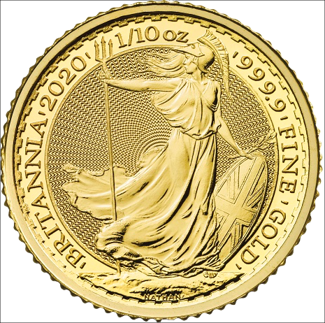 Britannia 1/10 Unze Goldmünze 2020