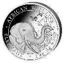 Somalia Elefant 1 Kilo Silbermünze 2018 | differenzbesteuert
