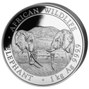 Somalia Elefant 1 Kilo Silbermünze 2020 | differenzbesteuert