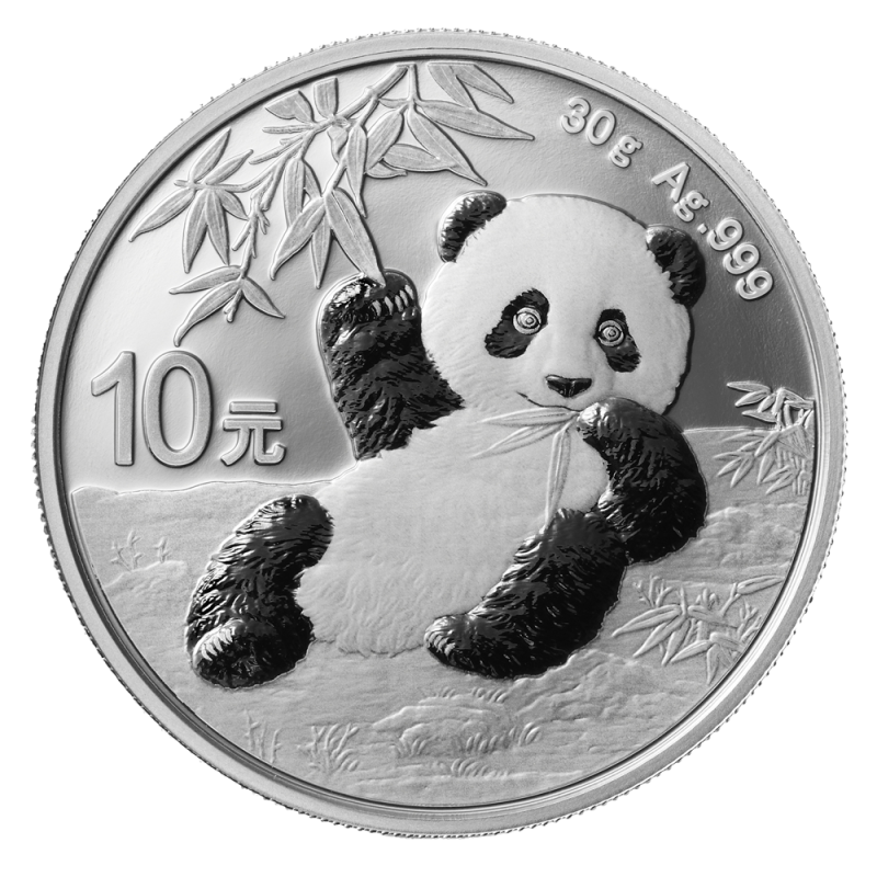 China Panda 30g Silbermünze 2020 differenzbesteuert