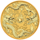 Australien "Chinese Myths & Legends" Drache und Drache 1 Unze Goldmünze 2020