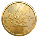 Maple Leaf 1 Unze Goldmünze 2020