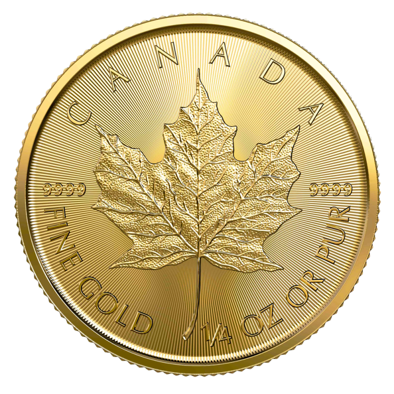 Maple Leaf 1/4 Unze Goldmünze 2020