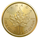 Maple Leaf 1/4 Unze Goldmünze 2020