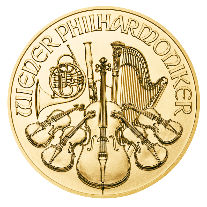 Wiener Philharmoniker 1/10 Unze Goldmünze 2020