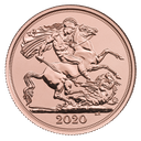2 Pfund Sovereign Elisabeth II Goldmünze 2020