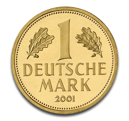 1 Goldmark Goldmünze 2001 Prägestätte A