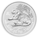 Lunar II Tiger 1 Kilo Silbermünze 2010 | differenzbesteuert